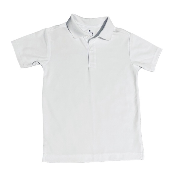 CHAPS Boy's White Polo Shirt. Size S 8. - Picture 2 of 4